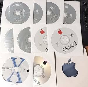 SF338 10枚組 Apple iBook Mac OS X Install Disc DVD 10.0.3