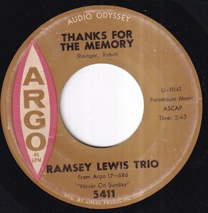 [Jazz] Ramsey Lewis Trio - I Got Plenty Of Nothin