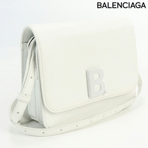 本日さらに+6倍 中古 バレンシアガ 斜め掛け ショルダーバッグ レディース ブランド BALENCIAGA ショルダーバッグ レザー 618156 ホワイト