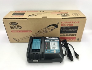 新品 マキタ 充電式クリーナ CL182FDZW 本体のみ + 充電器 DC18RF ( 18V 紙パック式 本体 紙パック 未使用 充電式クリーナー 未使用品