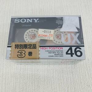 カセットテープ UX 46 SONY 3点セット ※2400010358982