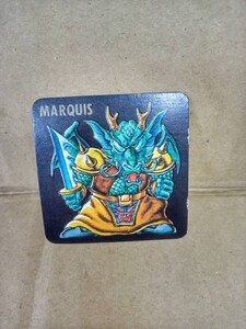 【送料無料 即決】（並品）ネクロスの要塞 チョコ カード 第8章 −⑧ マルキーズ / MARQUIS 1987年 ロッテ レア / 昭和レトロ 食玩 おまけ