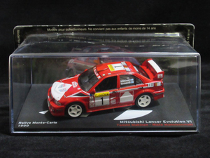 ●デアゴスティーニ DeAGOSTINI【隔週刊ラリーカーコレクション 1/43 三菱・ランサーエボリューションⅥ】●LANCER EVOLUTION Ⅵ (2009)