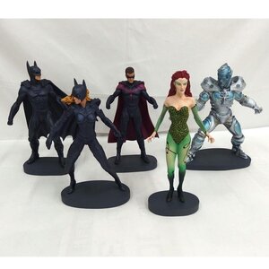 1円【良品】waner bros.studio store ワーナー ブラザース/バッドマン＆ロビンBATMAN & ROBIN フィギュア5体/82