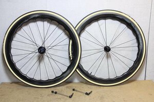 最上位! ○PRINCETON CARBON WORKS プリンストン PEAK 4550 EVO TUNE ハブ シマノ11/12s対応 チューブラー カーボンホイールセット 超美品