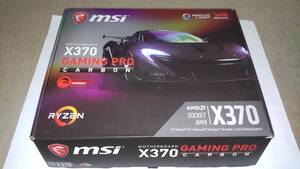 （ジャンク品）MSI　X370 GAMING PRO CARBON（起動せず）