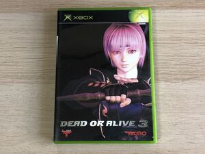 Xbox ソフト DEAD OR ALIVE 3 デッド オア アライブ3 【管理 20792】【B】