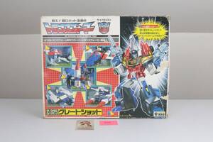 C-325 Greatshot MIB Transformers G1 RARE Takara Japanese Sixshot 海外 即決