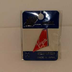 ‡ヴァージン アトランティック航空　Virgin Atlantic Airways　翼　pins ピンズ　ピンバッジ　日本製　