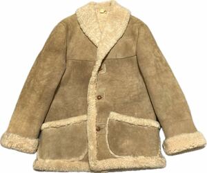 ★COSTPRICE SHEEPSKIN♂オーストラリアンシープスキンショールカラームートンコート★ベージュ