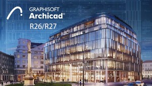 正規 ArchiCAD R26/R27 1年 サブスクリプション Mac M3/2/1 WIN 多言語対応