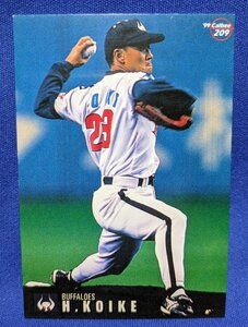 当時物　1999年　209　小池秀郎23　大阪近鉄バファローズ　カルビー　ベースボールカード　　Ｓ8