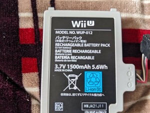 即決　任天堂純正　WiiU　ゲームパッド　バッテリーパック　WUP-012　充電池