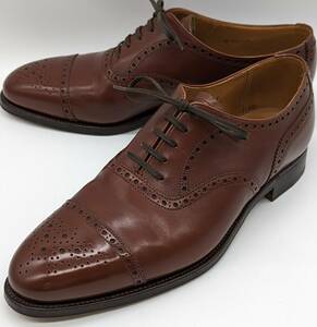 【極美】ニュー＆リングウッド セミブローグ 8F【送料無料】クロケット＆ジョーンズ製 NEW＆LINGWOOD POULSENSCONE＆Co CROCKETT＆JONES 