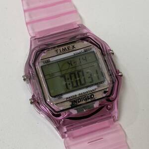 ◎未使用◎動作確認済◎TIMEX×24KARATS タイメックス 24カラッツ Classics Digital Watch クラシックデジタルウォッチ クリアピンク