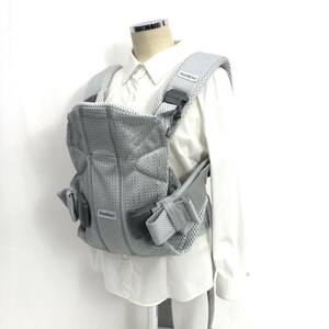 T2674H●BABYBJORN ベビーキャリア ONE KAI AIR●シルバー ベビービョルン 抱っこ紐 メッシュ