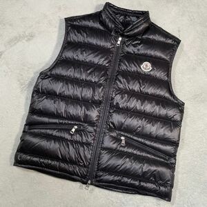 1円　極美品　 MONCLER モンクレール GUI GILET ダウンベスト　ブラック　2サイズ 10975