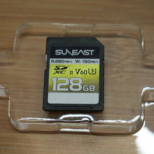 SUNEAST製 SDXCカード UHS-II V60 128GB ULTIMATE PRO 中古