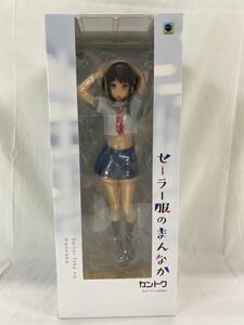 カントクイラスト セーラー服の女の子 PVC＆ABS製塗装済み完成品 セーラー服のまんなか