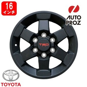 USトヨタ 純正品 TOYOTA ハイエース 200系 25mmオーバーフェンダー必須 TRD 16インチアルミホイール ブラック 4本セット