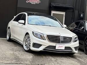 品質重視の極上車両入庫！メルセデスベンツS550ロングAMGスポーツパッケージ！WALD21AW！黒革！パノラマムーンルーフ！早い者勝ち！左H！