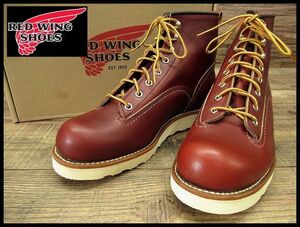 送料無 未使用 デッドストック 廃盤 USA製 RED WING レッドウィング 2924 15年製 LINEMAN 6インチ レザー ラインマン ブーツ 赤茶 26.5 ①