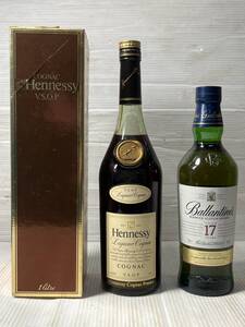 ブランデー(Hennessy/ヘネシー Cognac/コニャック V.S.O.P 1000ml)&ウイスキー(Ballantine