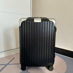 【RIMOWA】HYBRID Cabin リモワ☆スーツケース ロゴ アルミニウム 黒 旅行 出張 容量37L 機内持ち込み可能 21インチ