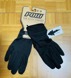 ☆即決☆新品☆POW TT LINER INNER GLOVE BLACK Lサイズ パウインナーグローブ ブラック 滑り止め加工つぶつぶ特価45%OFF価格