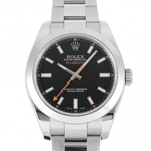 ロレックス ROLEX ミルガウス 116400 ブラック文字盤 中古 腕時計 メンズ