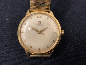 中古 OMEGA AUTOMATIC オメガ オートマチック 14K GOLD FILLED メンズ腕時計 自動巻 ジャンク扱い