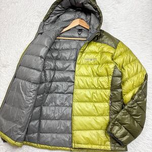 【美品!!!Lサイズ!!!】montbell U.L. Down Guide Parka モンベル ダウンガイドパーカー ダウンジャケット イエローグリーン アウトドア 