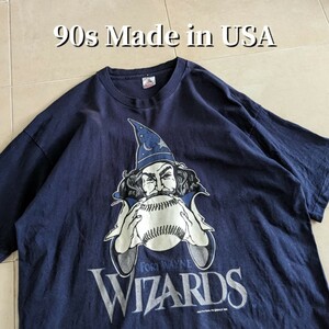 90s USA製　MLB WIZARDS Tシャツ シングルステッチ XXL