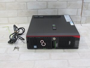 11658 Ω 新TTPC 2519◆ 富士通【 PRIMERGY TX1320 M4 】【 Xeon(R) E-2224 3.4GHz / HDD:600GB SAS 2.5インチ×4 / 16GB / OS無 】鍵付