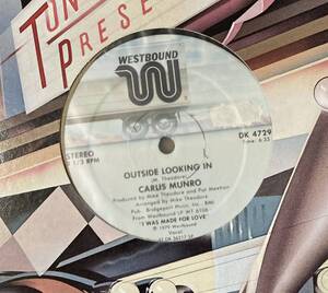 CARIS MUNRO/OUTSIDE LOOKING IN.BOOGIE UP,ROCK DOWN....RIDE A FUNKY STARSHIP レコード