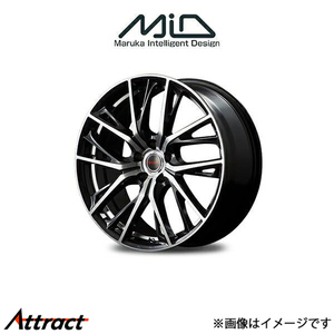 MID ヴァーテックワン グレイブ アルミホイール 4本 MPV LY3P(18×7J 5-114.3 INSET48 ダイヤモンドブラック)VERTEC ONE GLAIVE