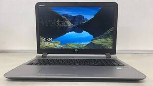 中古ノートパソコン★Windows10★hp Core i3-6100U/@2.30GHz/4GB/HDD 250GB/15インチ以上★