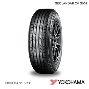 235/55R17 4本 ヨコハマタイヤ GEOLANDAR CV G058 SUV用 タイヤ H YOKOHAMA R5713