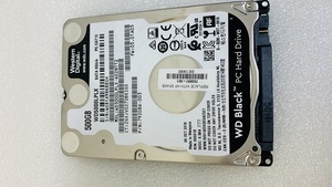 500GB SATA 2.5インチ 500GB SATA HDD WD5000LPLX 500GB SATA 2.5 7MM ウェスタンデジタル ー 7200RPM ハードディスク 中古