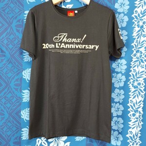 ラルクアンシエル Tシャツ 20thツアーTシャツ サイズM ブラック コットン100％ 新品 L