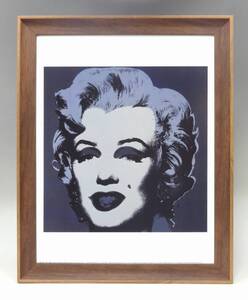 新品☆額付アートポスター★絵画☆andy warhol★アンディ・ウォーホル☆アメリカンポップアート◎モノクロ◇マリリン☆Marilyn monroe☆46