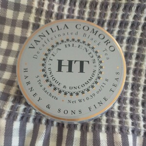 HARNEY＆SONS FINE TEAS VANILLA COMORO 紅茶デカフェ　バニラ　コモロ　サシェ