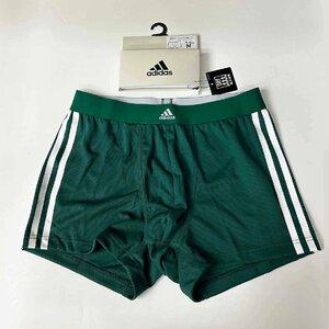 ★Ｍ adidas 吸汗速乾ボクサー グリーン 3本ライン