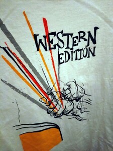 western edition Tシャツ アートT skateboard スケート USA製 サンフランシスコ jazz バンドT stereo FTC we プリント レア 