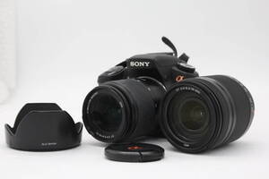 【返品保証】 ソニー SONY α350 DSLR-A350 DT 18-70mm F3.5-5.6 18-250mm F3.5-6.3 デジタル一眼 ボディレンズセット v3962