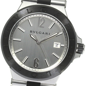 ブルガリ BVLGARI DG42SC ディアゴノ セラミック デイト 自動巻き メンズ 良品 _819719