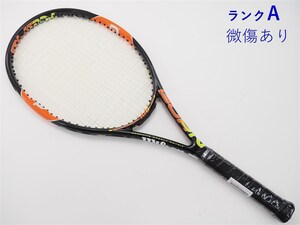 中古 テニスラケット ウィルソン バーン 100 チーム 2016年モデル (G1)WILSON BURN 100 TEAM 2016