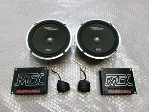 ★激安!★MTX AUDIO ブラックサンダー BLK625 ウーハー ツイーター ウーファー クロスオーバーネットワーク 左右 動作OK / KR4-1536