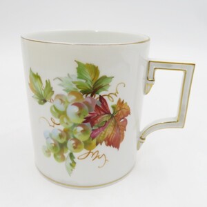 1円〜 Meissen マイセン 葡萄柄 240410 マグカップ y258-3420090【Y商品】