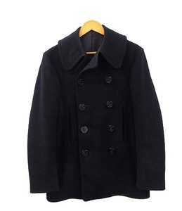 ヴィンテージ VINTAGE 40s US NAVY 10ボタン Pコート NAVAL CLOTHING FACTORY プリントタグ 米海軍 ミリタリー メンズ